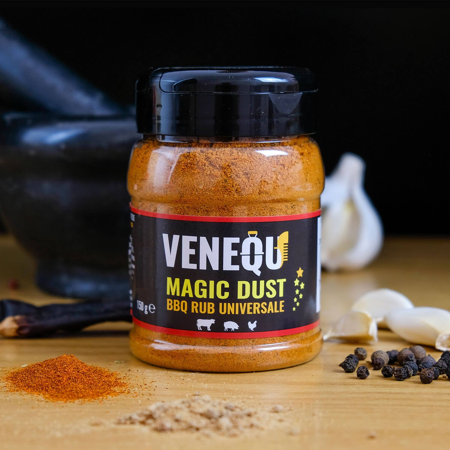 VENEQU MAGIC DUST BBQ Rub Universale - immagine 3