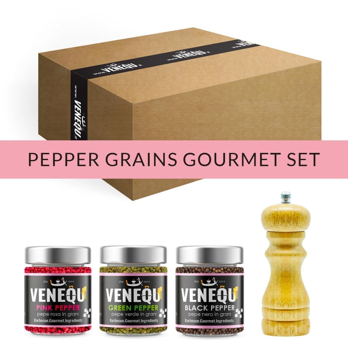 Pepper Grains Gourmet Set